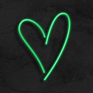 heart neon sign LED home decor mk neon