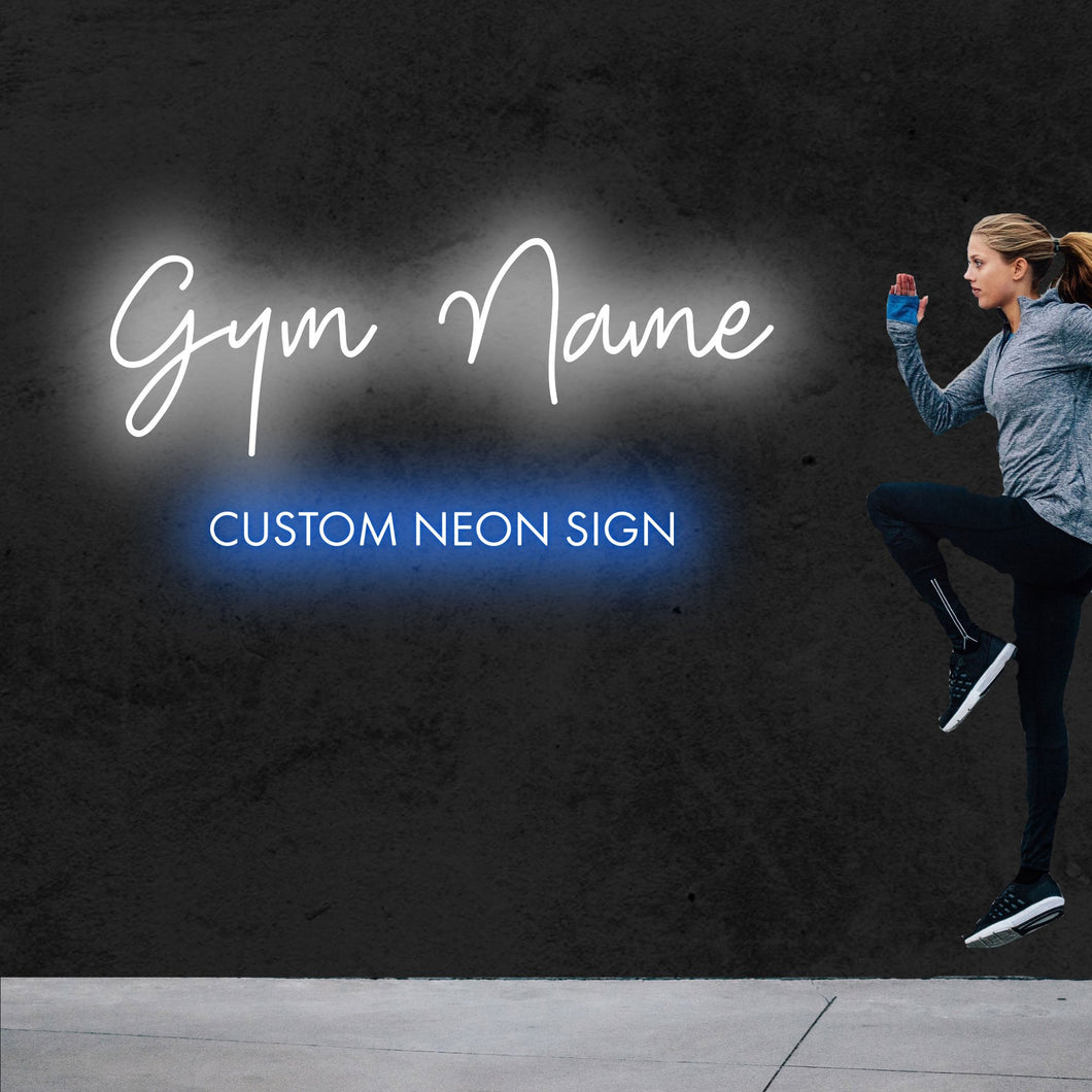 Custom Neon Signs for Gym - MK Neon